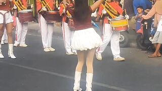 Drumband Parade — August 17 Independence Day Celebration in Larantuka, Indonesia
