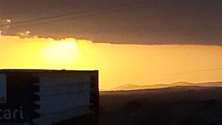 um por do sol