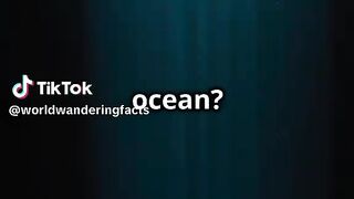 What happens at the deepest part of the ocean?