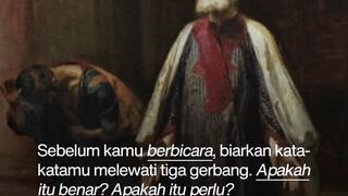 Berapa banyak hal yang menyesal kita ucapkan hanya karena buru-buru? 🛑