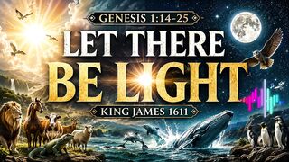Fourth Day | The Moment God Created the Sun, Moon & Stars ✨ | Genesis 1 KJV 1611 Worship Song