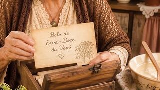 Receita do bolo de erva doce da vovó Esther.