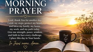 🌅 Morning Prayer | Start Your Day With God’s Peace, Protection & Blessings 🙏❤️