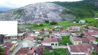 cidade de pedra Pernambuco vista com drone