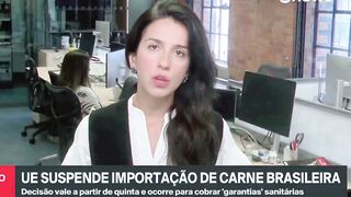 A União Europeia suspendeu a importação de carne brasileira