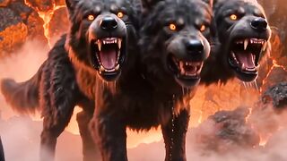 Hell's Guard Dog Failed the Audition for Being Too Friendly 🐕🔥#shorts