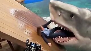 How This INSANE Shark Scene Was Made 🤯 | Behind the Scenes #shorts