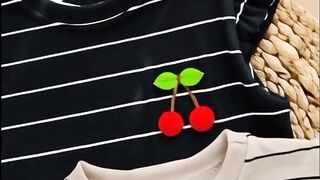 Blusinha Infantil de Cereja 🍒