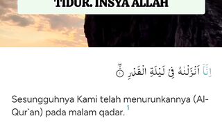 AMALAN AGAR DOA DAN HAJAT  DI KABULKAN BACA SETIAP MALAM SEBELUM TIDUR. INSYA ALLAH