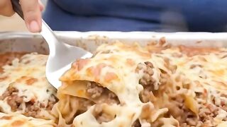 Eating lasagna 2