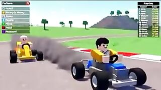 🏎️🔥 The CRAZIEST Roblox-Style Race Ever! 😱 | AI Racing Game