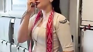 Pramugari cantik announcment sebelum take off.mp4