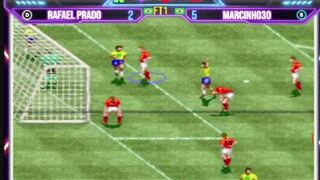 Amazing Olympic Goal in International Superstar Soccer (SNES)
