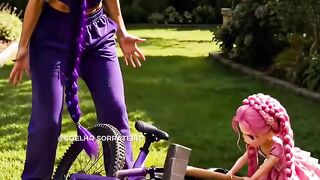 Ela cortou a bicicleta... Mas tinha uma surpresa!