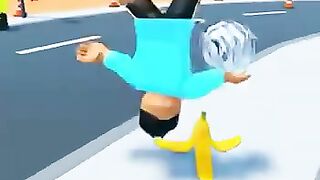 AI Roblox Banana Slip 😂🍌 | Funniest Fail Ever!