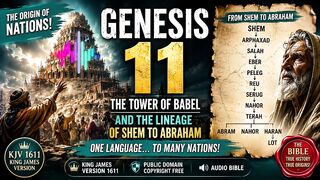 GENESIS 11 KJV 1611 | The Tower of Babel and the Origin of Languages 🌍 Audio Bible