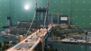 Filmmaking Bridge Collapse Practical Effects Setup 2
