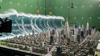 Filmmaking Miniature New York Tsunami Shoot 1