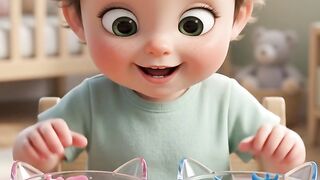BABY BLEND BLUE COLOR AND PINK