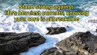 Stand strong against life's heaviest currents, knowing your core is unbreakable