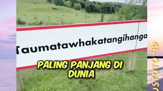 3 Nama Tempat paling panjang di dunia!! nomer 3 sampe ada lagu nya versi PLUSTOTO4D