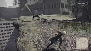 NieR Automata (PS5 Pro) 4K 60FPS HDR Gameplay - (Full Game) (A&B Ending)_48.mp4