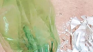 Não deixa vidro espalhado pelo quintal, faça isso