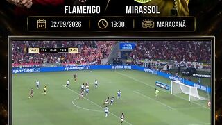 Flamengo x Mirassol Brasileirão série A Chamada