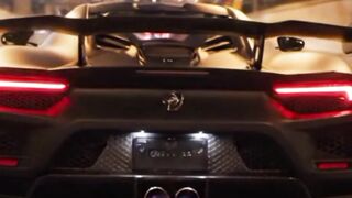 MATTE BLACK SUPERCAR AT NIGHT 🖤🔥 | Engine Sound + Highway in 4K