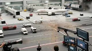 Filmmaking Airport Runway Disaster Effects Test 2