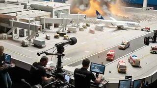 Filmmaking Airport Runway Disaster Effects Test 1