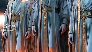 Os anjos de Deus.