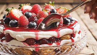 tiramisu de frutas vermelhas