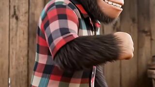 Macaco  dançando