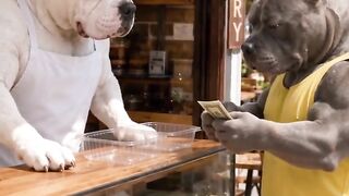 The Husky Thought It Was Chocolate… Until He Bit the Brick!