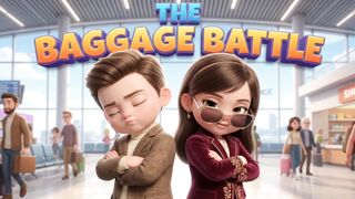The Baggage Battle: Toddler Edition ✈️️ | 100lb Bag Airport Drama! 😂