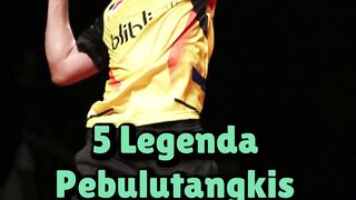 5 Legenda Pebulutangkis Indonesia! #top5 #badminton #shorts