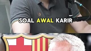 Mourinho kesal disebut translator waktu dibarcelona #coachjustin #podcast #sepakbola #fyp