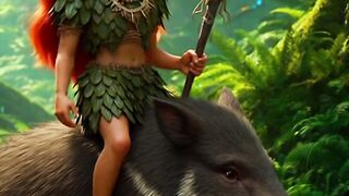 A character from Brazilian folklore - Caipora