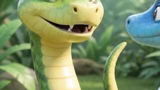 🐍 Snake Says: “Hum Se Zyada Zehreelay Insaan Hain!” 😂 | Funny Cartoon Short