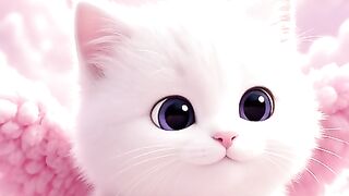 The Flying Kitten with Cotton Candy Wings! 🐱🌸 (Magical AI Story)
