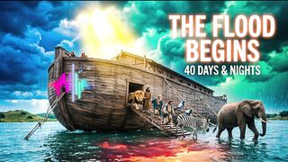 When The Waters Prevailed... 🕊️ | Cinematic "Flood Begins" Worship Song (KJV)