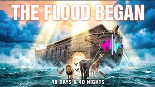 🌊 When The Flood Began: Noah's Ark & The 40 Days of Rain | King James 1611 Bible