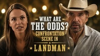 What are the odds? Confrontation scene in Landman