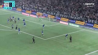 Gol do Atlético na partida de ontem: Atlético MG x Cruzeiro - Copa do Brasil