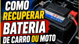 COMO RECUPERAR A BATERIA DE CARRO OU MOTO