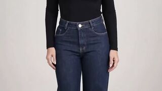 Calça linda com blusa preta