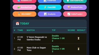 THE BEST FOOTBALL PERDITIONS ON TELEGRAM BOT 2026