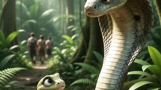 বাবার সতর্কবার্তা না শুনে বিপদে পড়ল বাবু! 🐍💔
