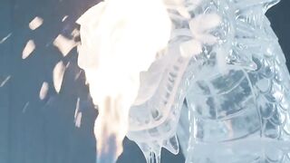 A Giant Ice Dragon 🐉❄️🔥